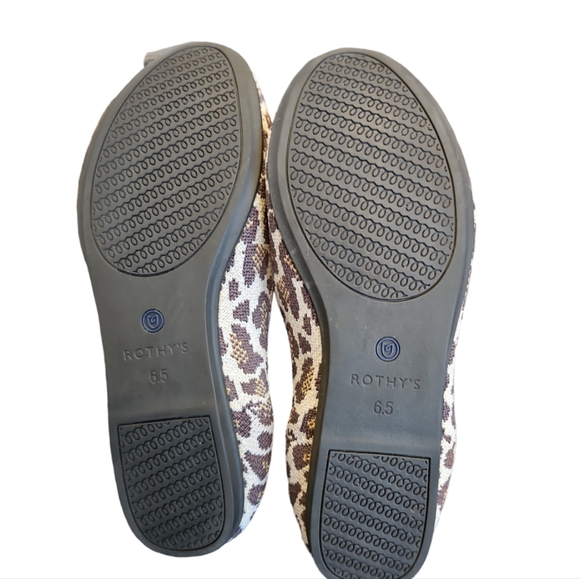 Rothy's Mocha Spot Leopard Size 6.5 - Picture 7 of 8